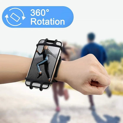 360° Rotating Universal Wrist Phone Holder for Running and Sports