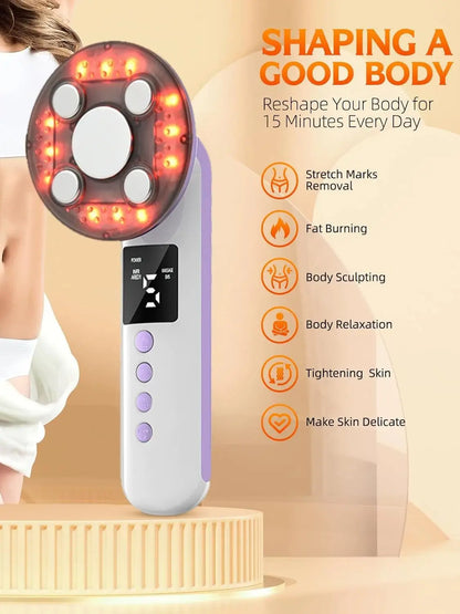 3-in-1 Ultrasonic Body Slimming, Cellulite Remover & Skin Tightening Massager