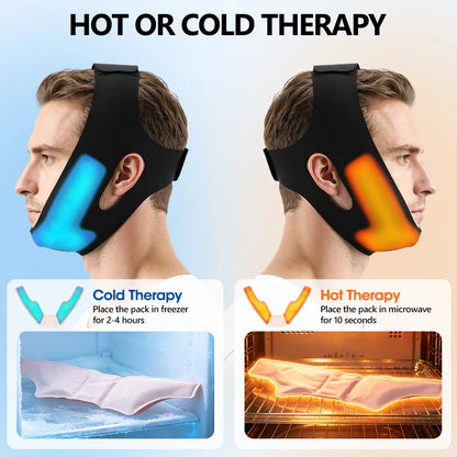 Reusable Face Ice Pack V-Line Lifting Bandage for Chin & Jawline Skin Care