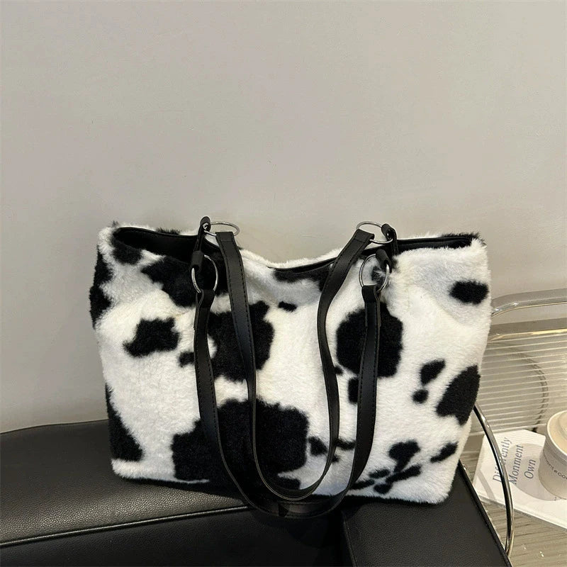 Luxury Plush Korean Shoulder Bag