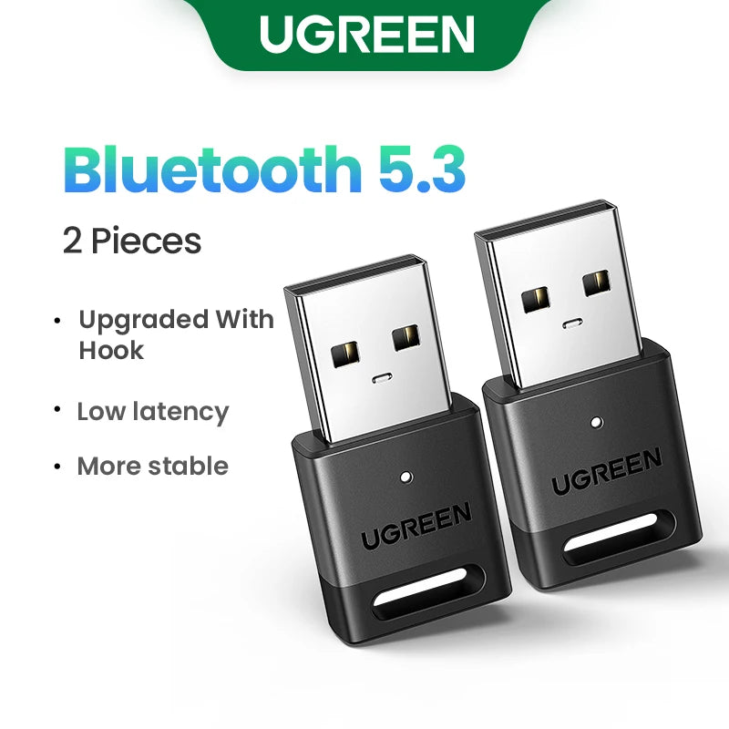 UGREEN Bluetooth 5.4 USB Adapter for PC - Wireless Dongle for Laptop - 23