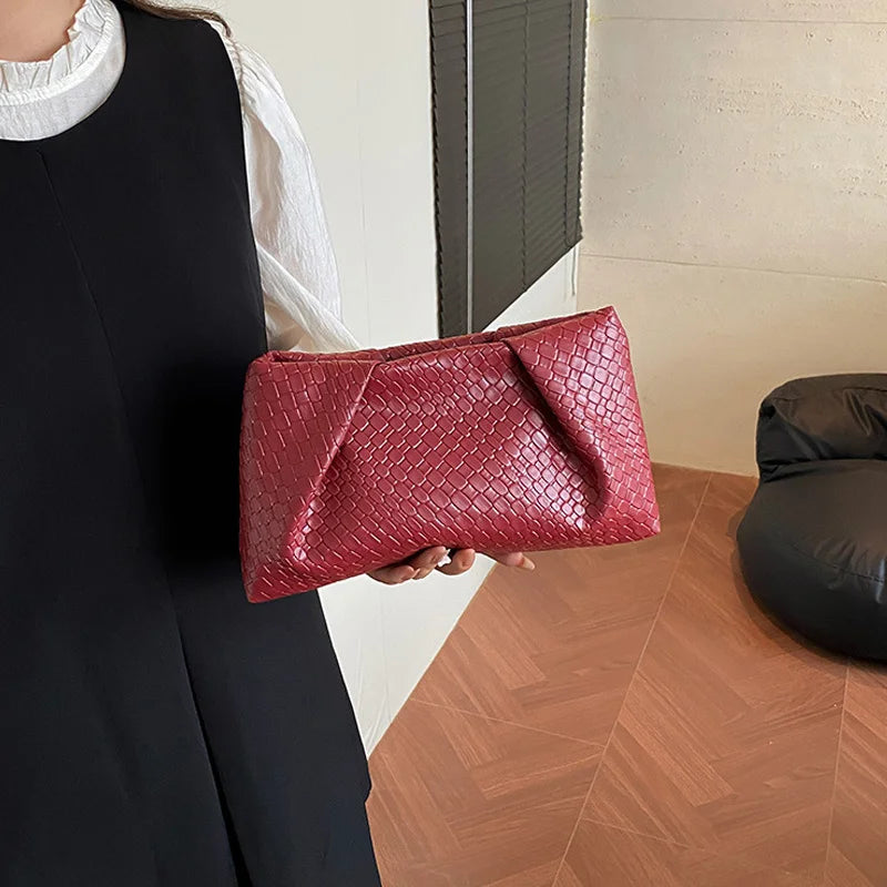 Luxury Retro Woven Handbag