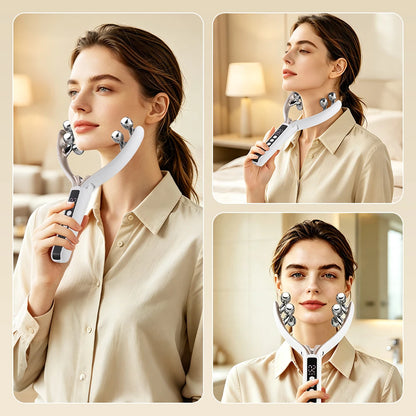 Electric Facial Roller Massager – 8-Ball Deep Tissue Skin Contour Beauty Tool