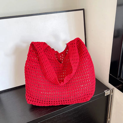 Luxury Bohemian Crochet Tote