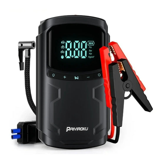 5000A Car Jump Starter with 150PSI Air Compressor & Portable Power Bank