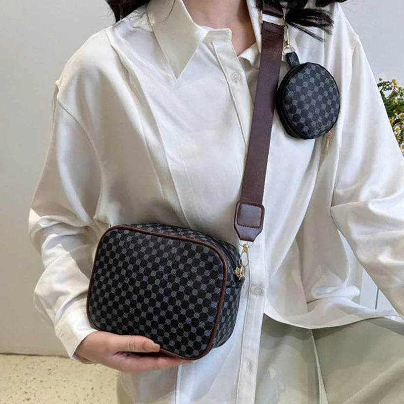 Trendy Plaid Crossbody
