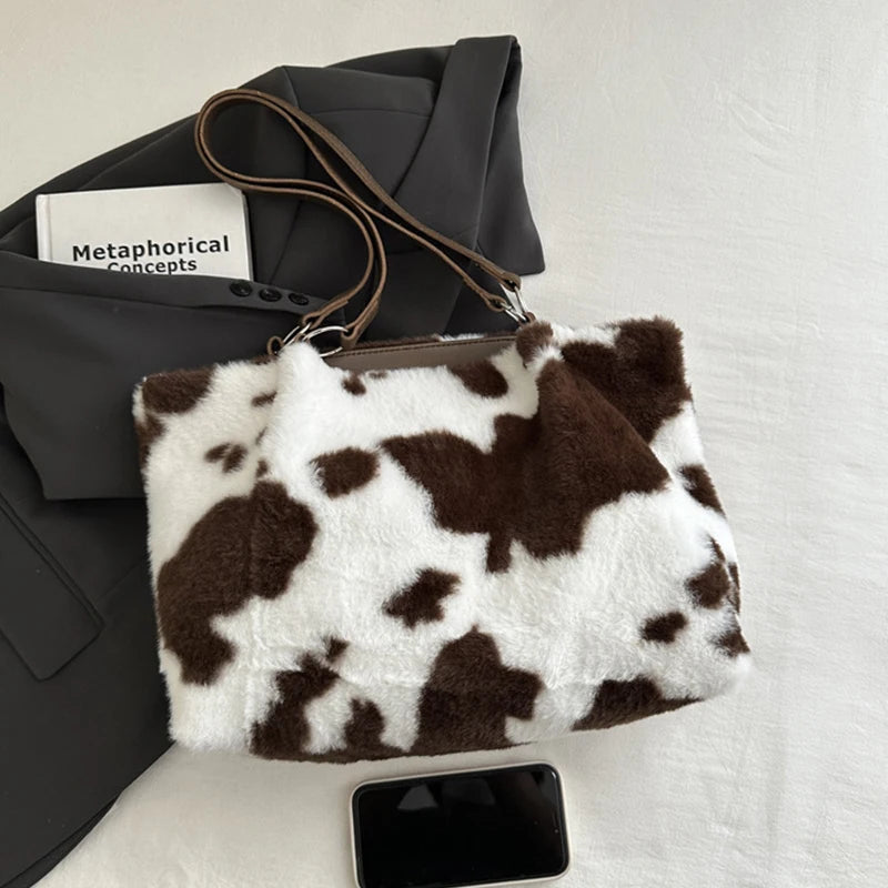 Luxury Plush Korean Shoulder Bag
