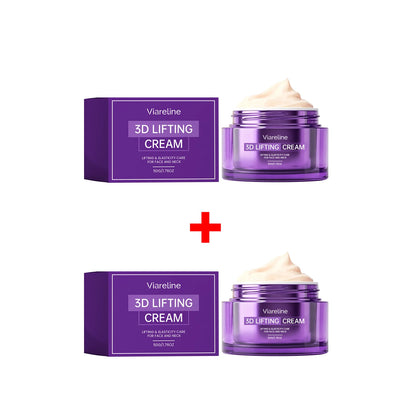 3D Face and Neck Lifting Firming Cream - Anti-Aging Moisturizer for Skin Elasticity