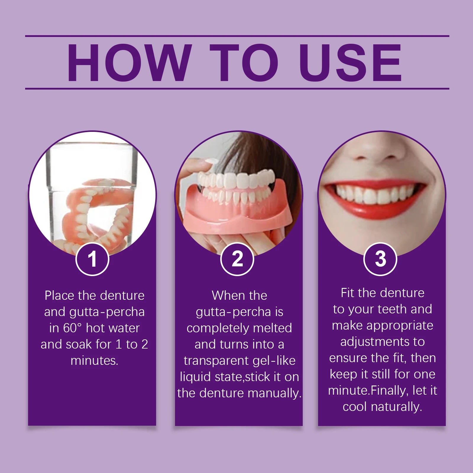 Cosmetic Silicone Denture Set for Instant Smile Transformation and Comfort - 12