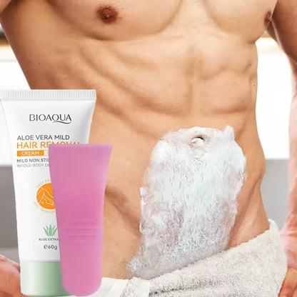 Painless Aloe Vera Hair Removal Cream for Smooth Skin