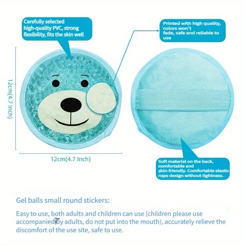 Reusable Cartoon Gel Ice Pack - Hot & Cold Therapy for Pain Relief