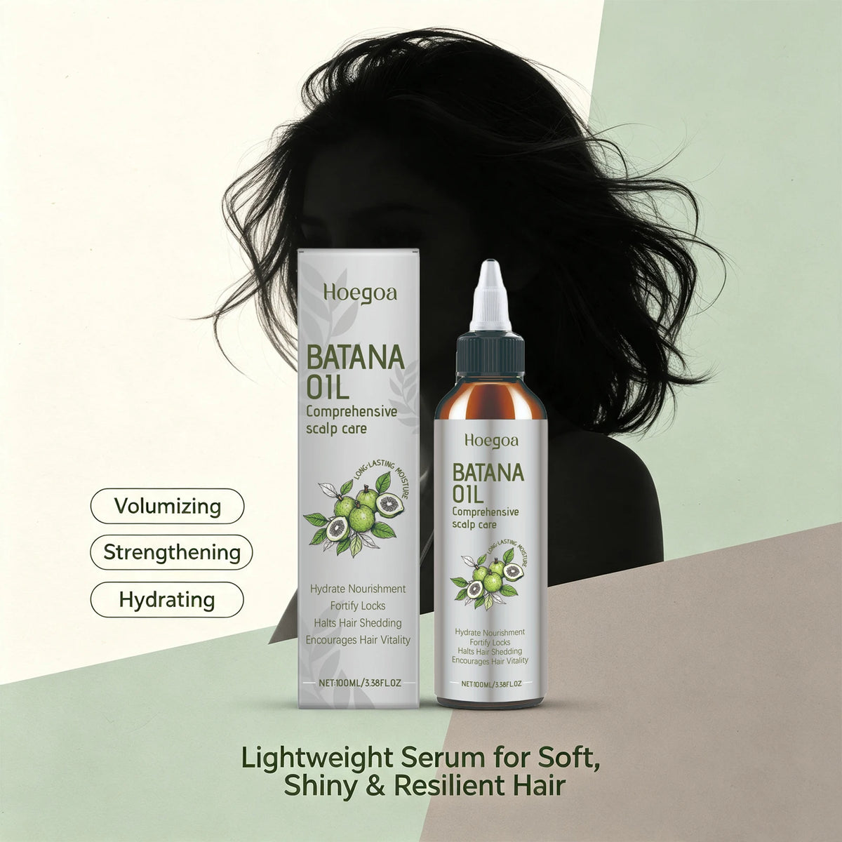 Batana Oil Nourishing Scalp Care Serum for Hair Growth and Damage Repair