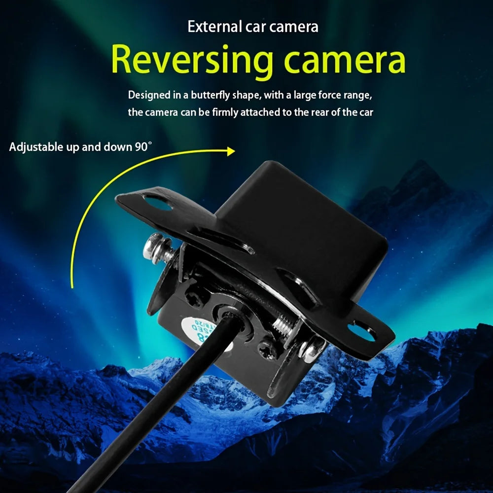 HD 1080P Car Reversing Camera - Night Vision Backup Safety Monitor - 3