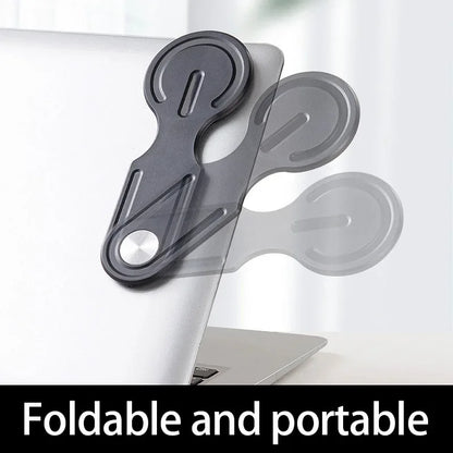 Magnetic Laptop Phone Mount for iPhone - Foldable Side Expansion Stand