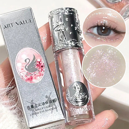 Liquid Shimmer Eyeshadow - Long-Lasting Waterproof Glitter Makeup