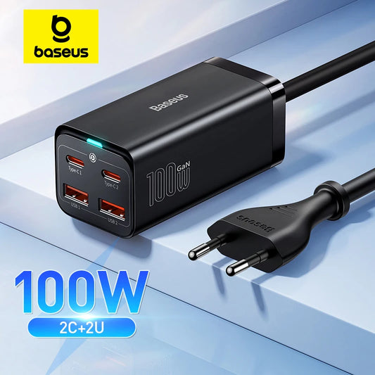 100W/65W GaN Desktop Fast Charger - 4-in-1 Universal Power Station