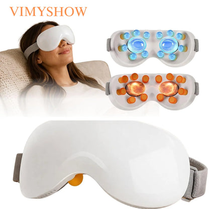 Smart Eye Massager with Cooling & Vibration for Eye Strain and Puffiness Relief