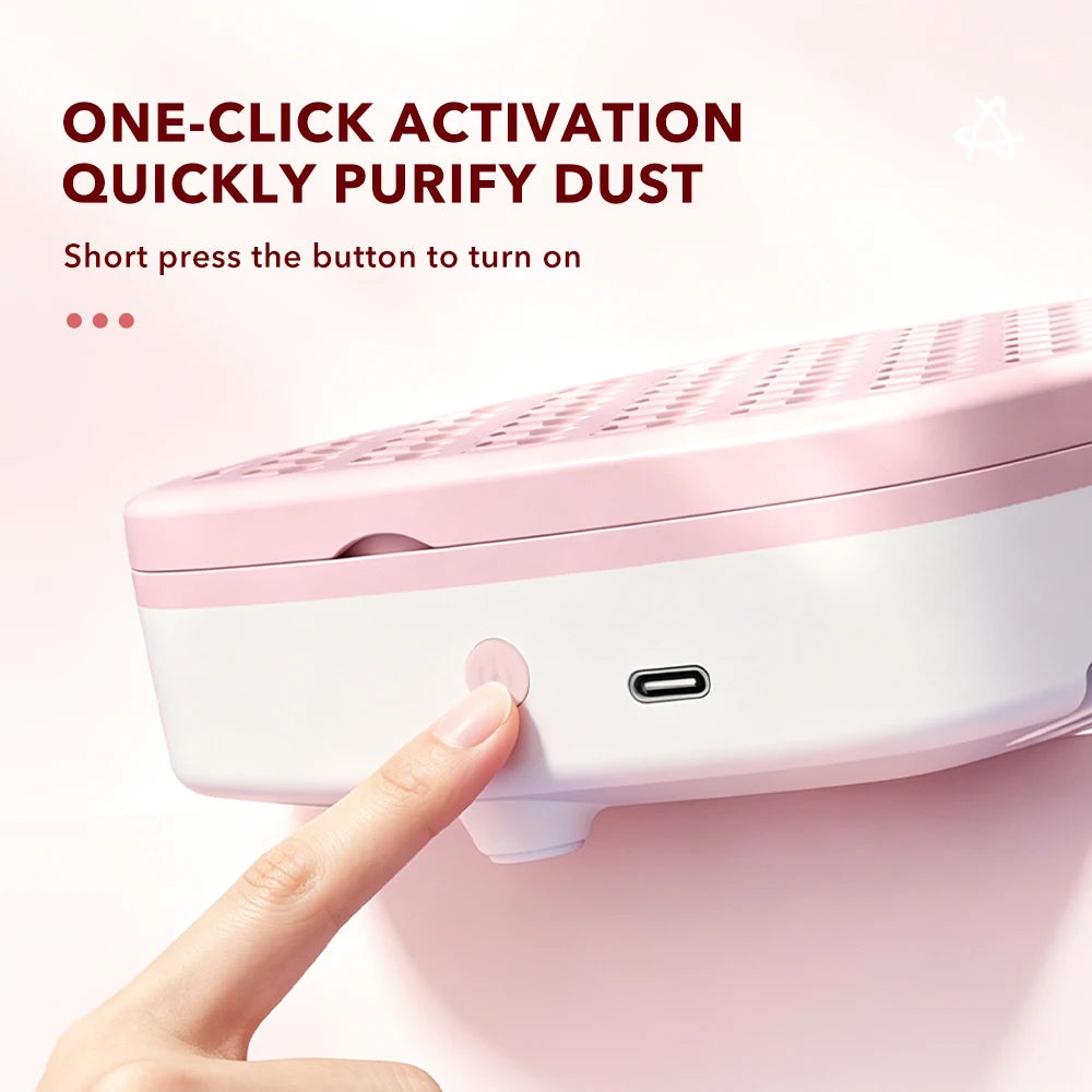 High-Power Portable Nail Dust Collector Vacuum for Professional Manicure - 11