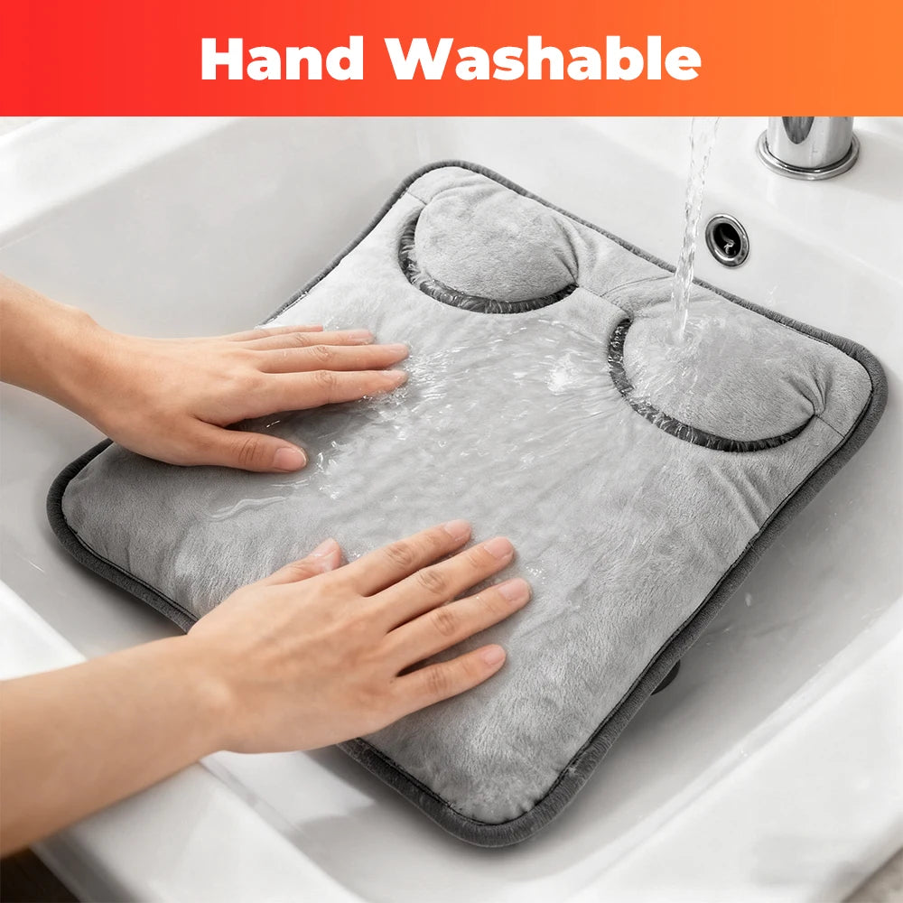 Electric Heated Foot Warmer with 4 Temperature Levels and Auto-Off Timer