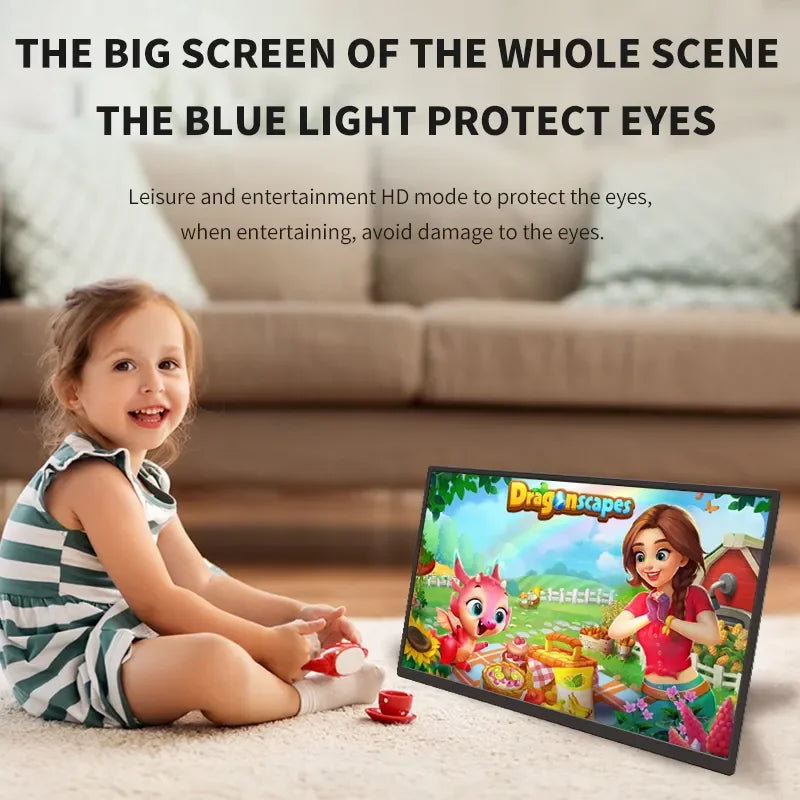18.5" Portable 120Hz Monitor - 1080P IPS Full HD Laptop Second Screen - 4