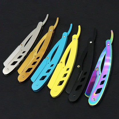 Professional Stainless Steel Folding Straight Razor for Men and Women