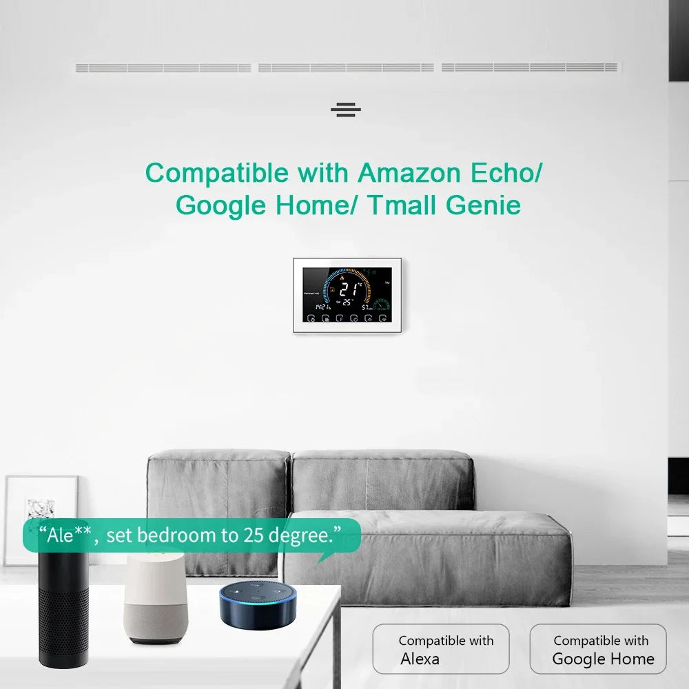 Smart Wi-Fi Thermostat - Programmable Digital Temperature Controller - 4