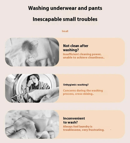 3L Portable Mini Washing Machine for Socks & Underwear | USB-C