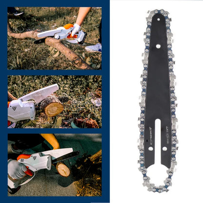 4 & 6 Inch Replacement Chainsaw Chain and Guide Bar for Mini Cordless Pruning Saws
