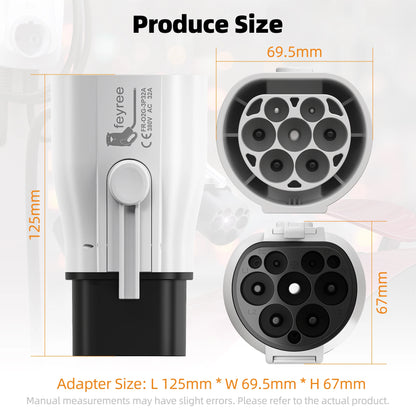 Type 2 to GB/T EV Charging Adapter – 32A Fast Electric Vehicle Connector