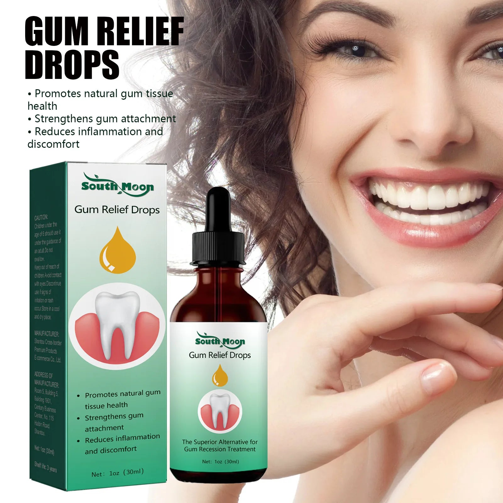 Herbal Toothache and Gum Relief Drops - Oral Care Solution for Pain and Sensitivity - 9