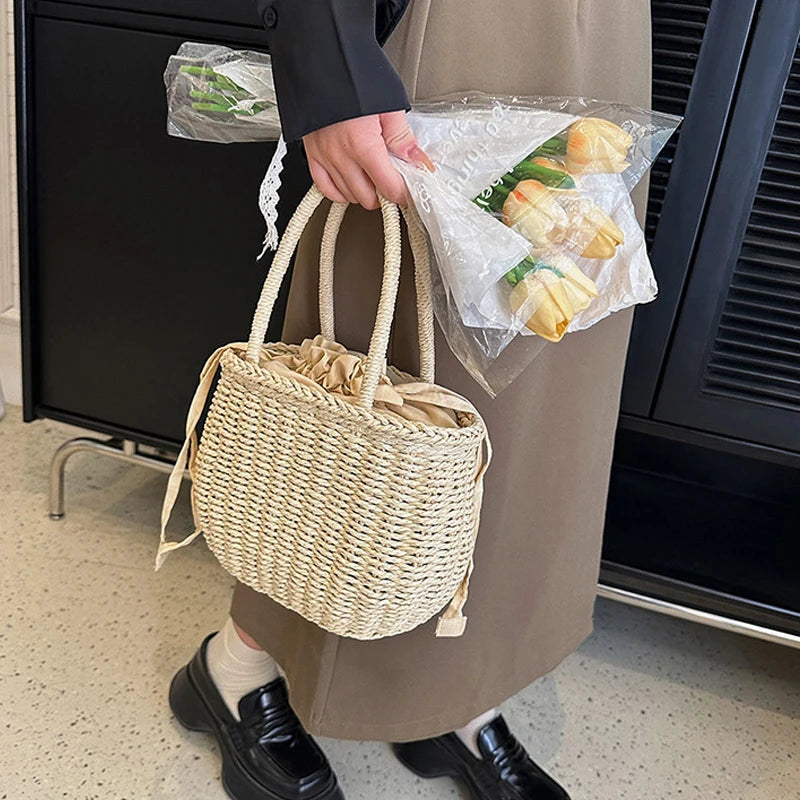 Luxury Handmade Straw Tote