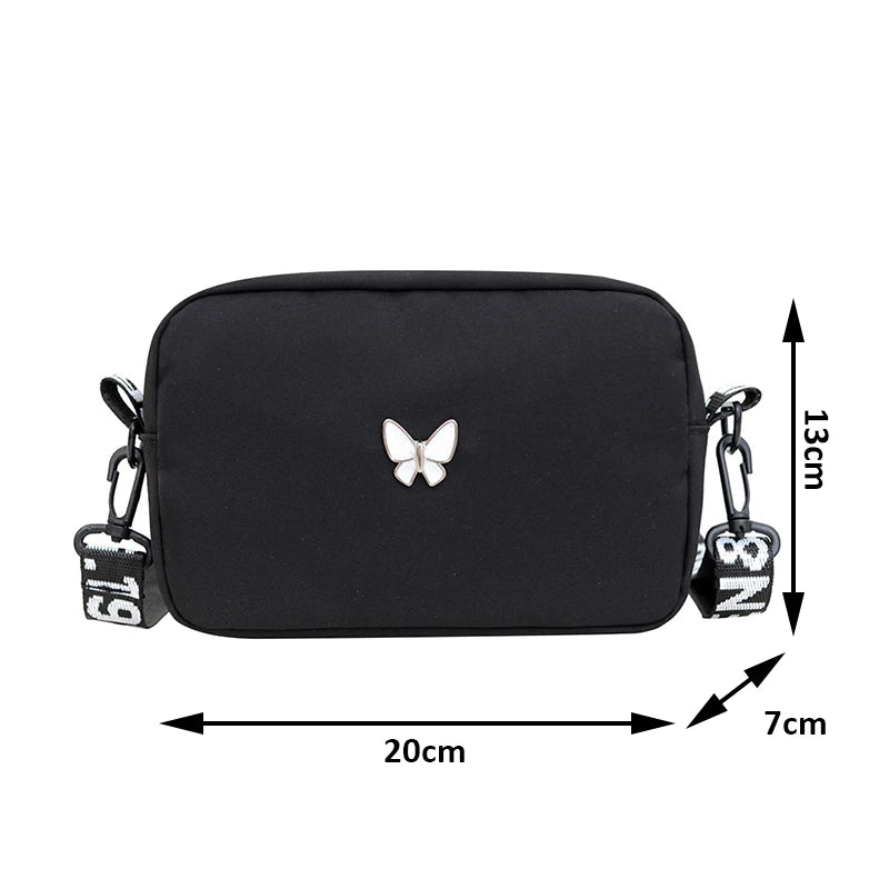 Luxury Quilted Nylon Crossbody Bag