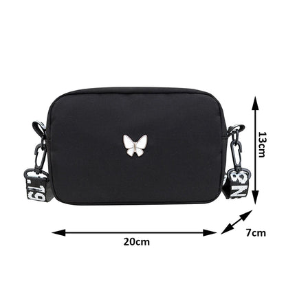 Luxury Quilted Nylon Crossbody Bag