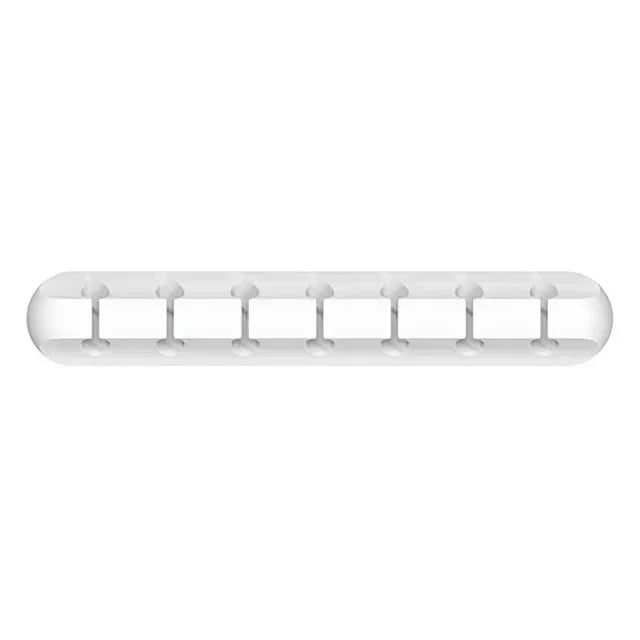 Self-Adhesive Silicone Cable Organizer Clips for Desk & Office Cord Management