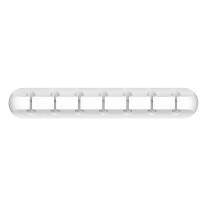 Self-Adhesive Silicone Cable Organizer Clips for Desk & Office Cord Management