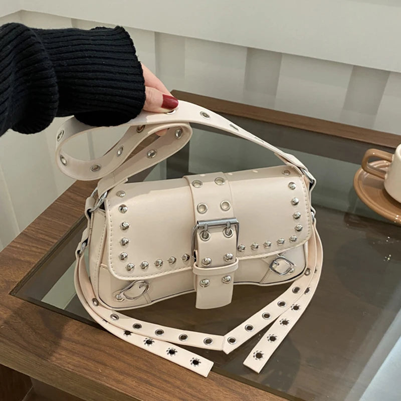 Luxury Trendy Rivet Shoulder Bag