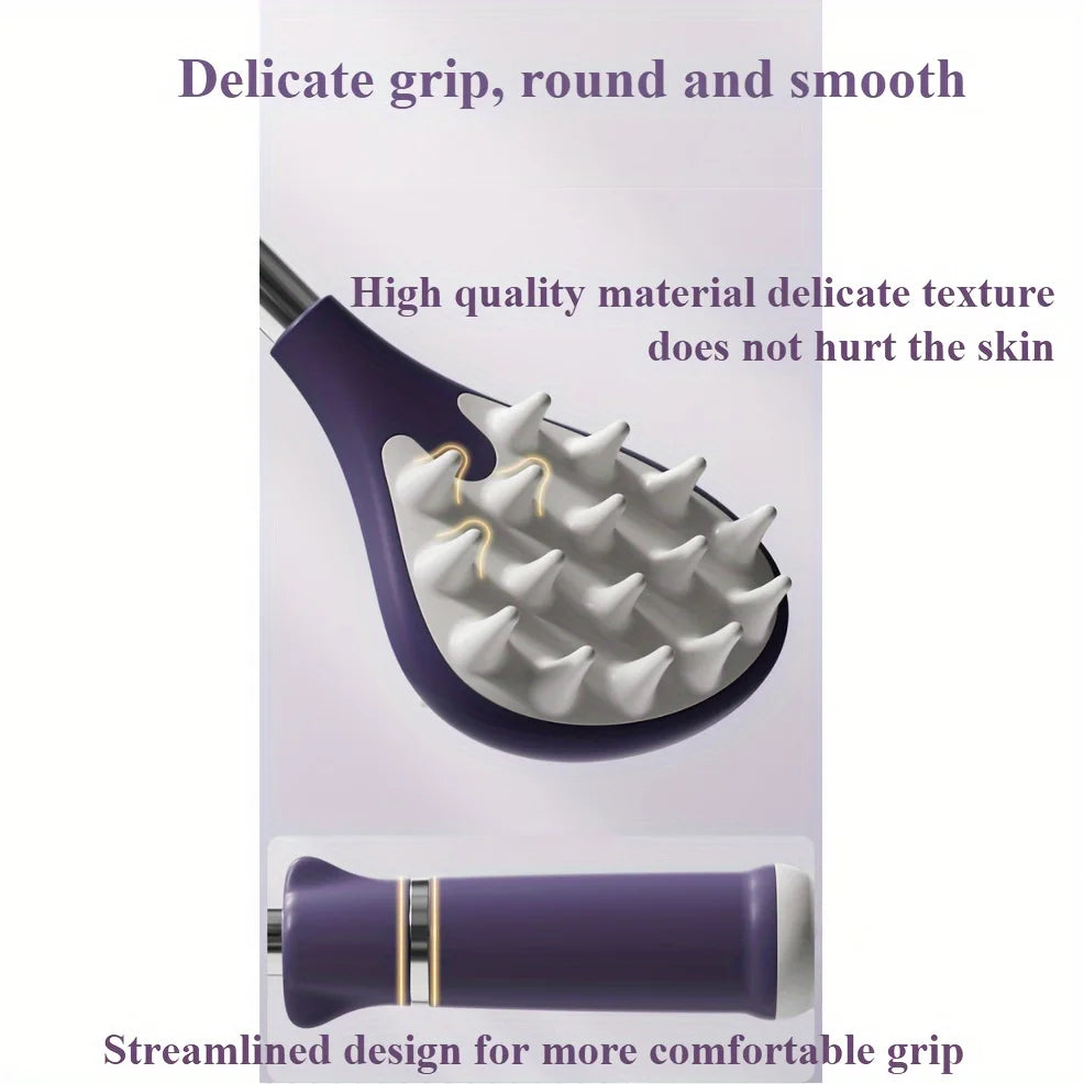 Telescopic Back Scratcher & Massage Tool - Portable Extendable Itch Relief - 11
