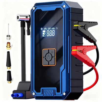 3000A Car Jump Starter with 150PSI Air Compressor & 99800mAh Power Bank