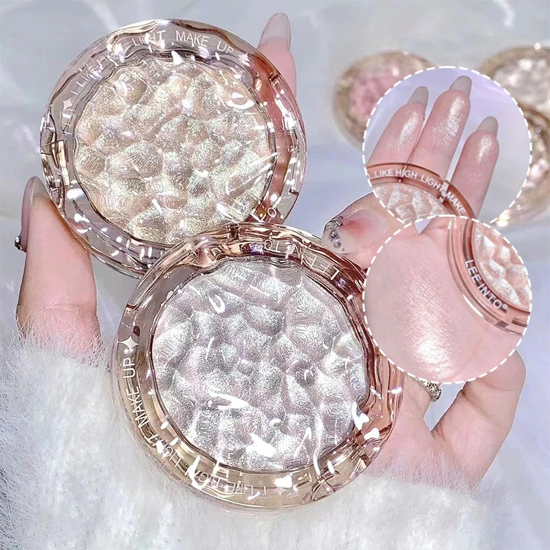 Shimmer Glow Highlighter & Contour Palette - Long-Lasting Radiant Finish - 1