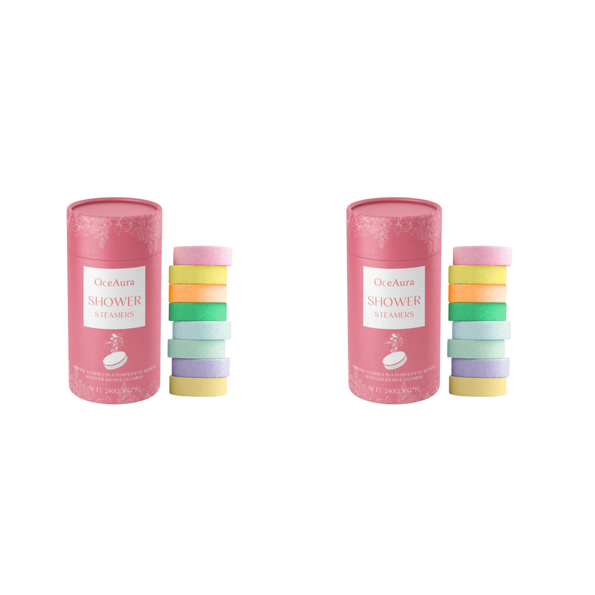 Aromatherapy Shower Steamers Set for Home Spa Relaxation and Stress Relief
