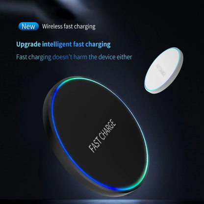 Ultra-Slim 15W Fast Wireless Charging Pad for iPhone & Samsung