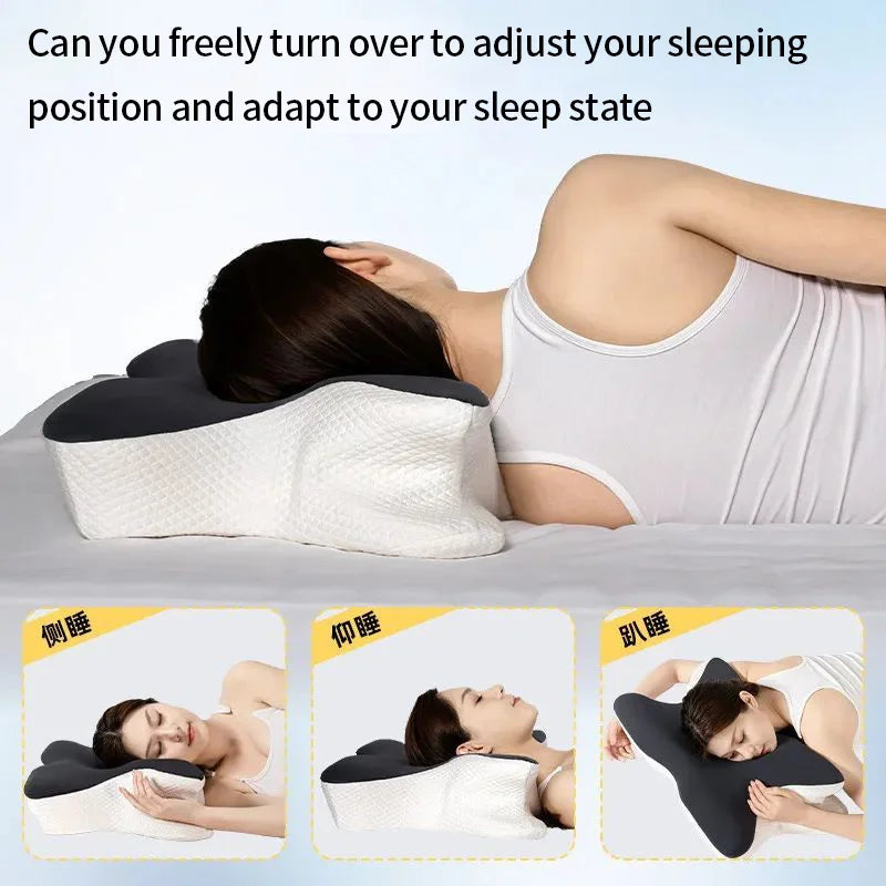 Cooling Memory Foam Cervical Pillow for Neck Pain & Comfortable Sleep - 2