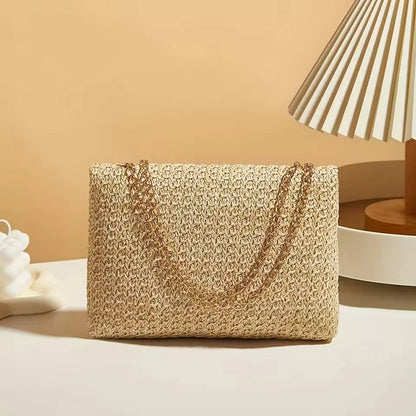 Luxury Handmade Straw Crossbody