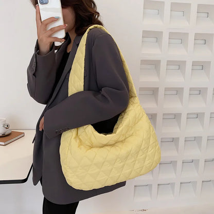 Luxury Quilted Padded Tote