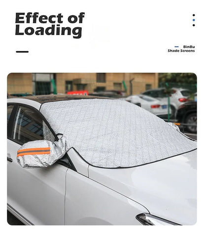 Magnetic Car Windshield Snow Cover & Frost Shield