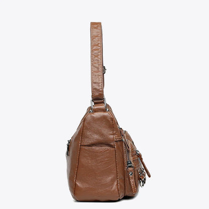 Luxury Vintage PU Leather Handbag
