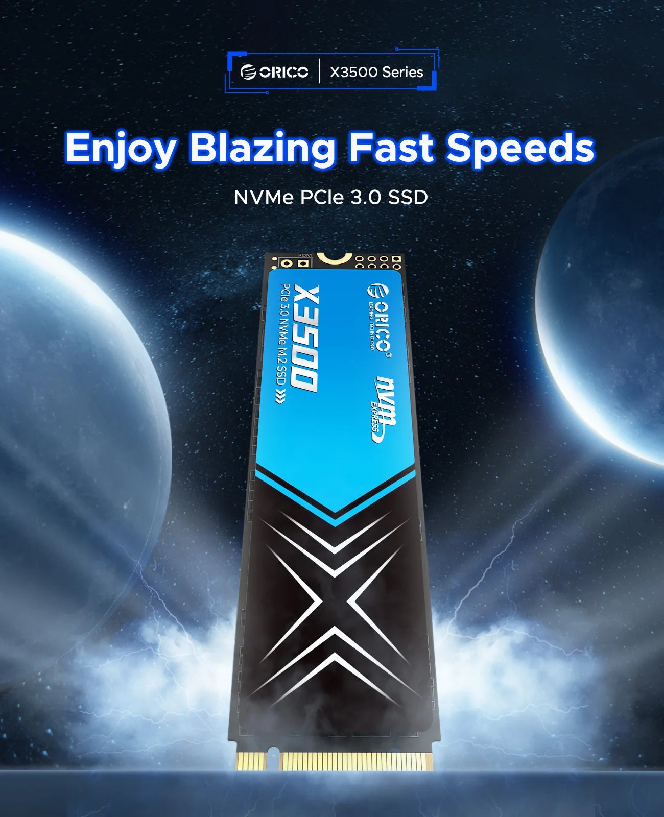 ORICO 2TB M.2 NVMe PCIe 3.0 SSD – Fast 3500MB/s Internal Drive for PC & Laptop - 7