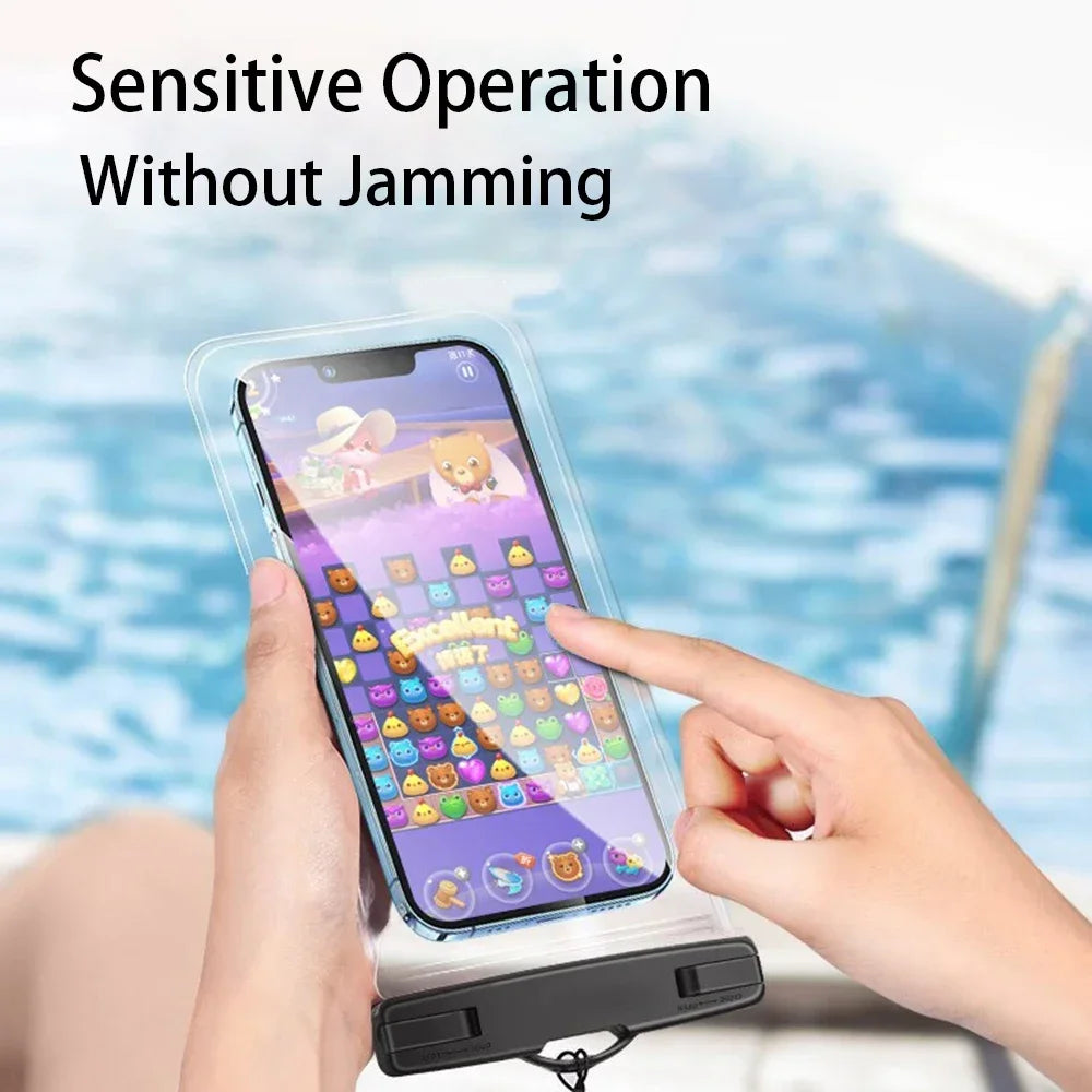 Waterproof Universal Phone Pouch - Underwater Dry Bag for Smartphones