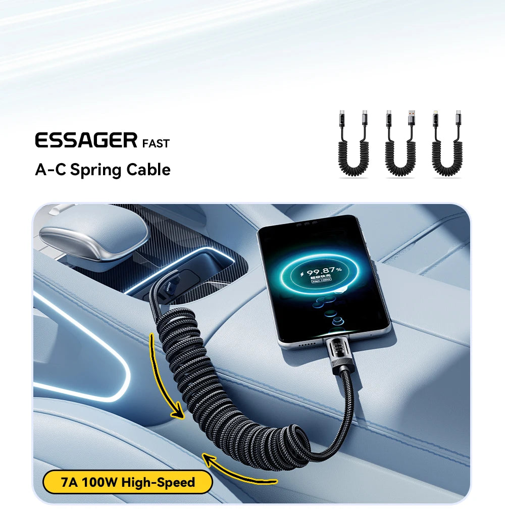 100W PD Fast Charging USB-C Cable with Digital Power Display - 26