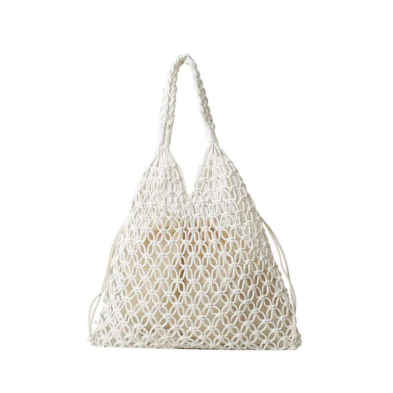 Luxury Boho Knitted Beach Tote